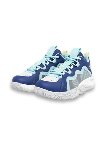 RIP-IT Women’s Future Volleyball Shoe - Size 8.5 - White/Navy/Blue