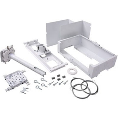Chief Suspended Ceiling Projector System with Storage - White
