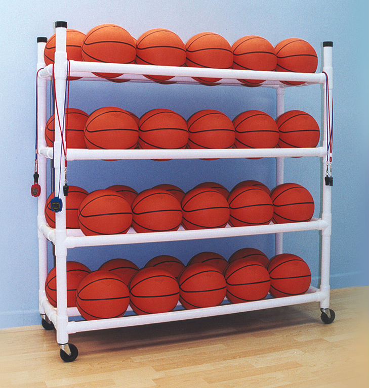 40 Basketball Cart, 54”L x 19”W x 52”H