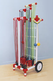 All Terrain Jump Rope Cart, 24”L x 19”W x 65”H