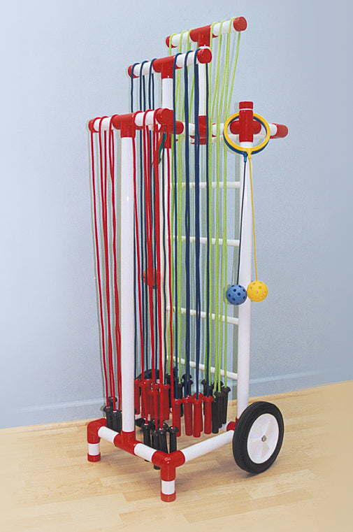 All Terrain Jump Rope Cart, 24”L x 19”W x 65”H