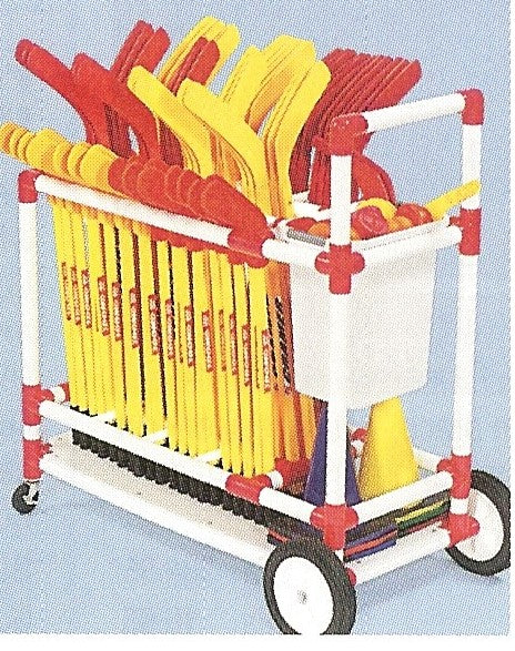 All Terrain Hockey Cart, 45”L x 23”W x 39”H