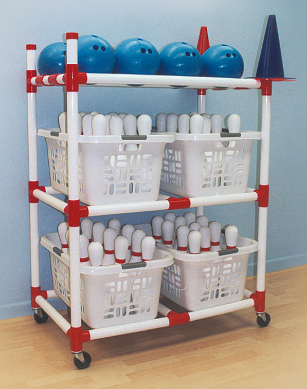 Bowling Cart, 41”L x 24”W x 56”H
