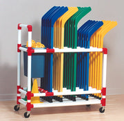 Hockey Hauler Cart, 43”L x 19”W x 46”H