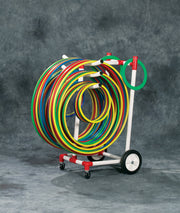 Hoop Caddy, 26”L x 26”W x 47”H