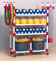 Playground Cart, 59”L x 19”W x 63”H