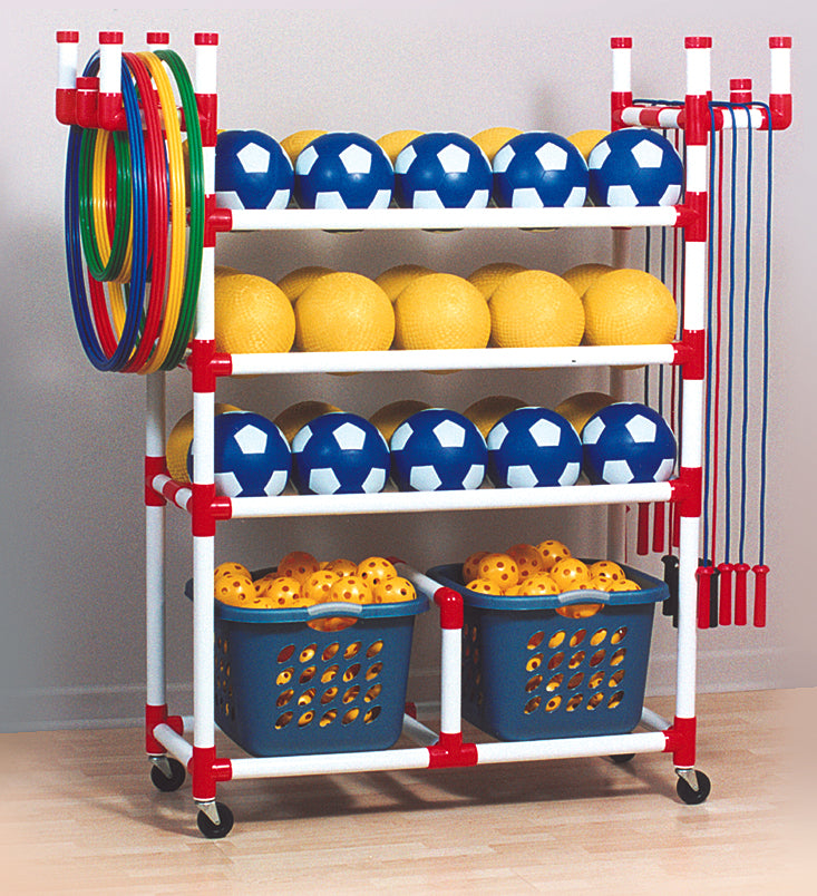 Playground Cart, 59”L x 19”W x 63”H