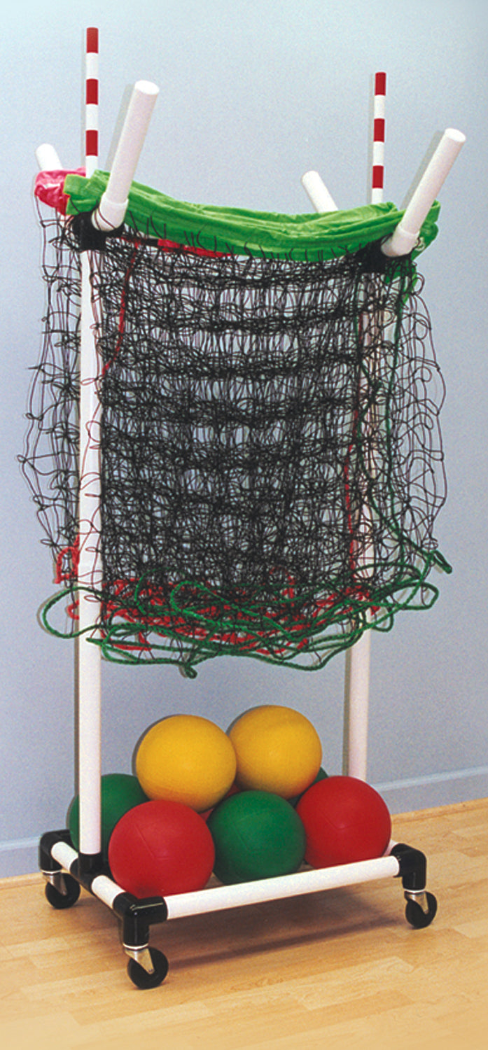 Volleyball Net Cart, 28”L x 24”W x 64”H