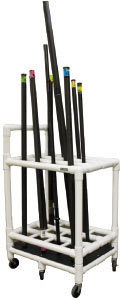 Weight Bar Cart, 26”L x 19”W x 39”H