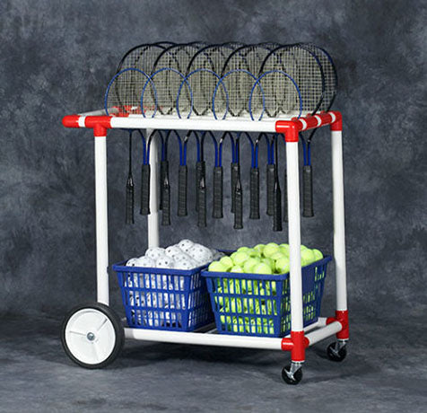 All Terrain Racket Cart, 37”L x 19”W x 45”H