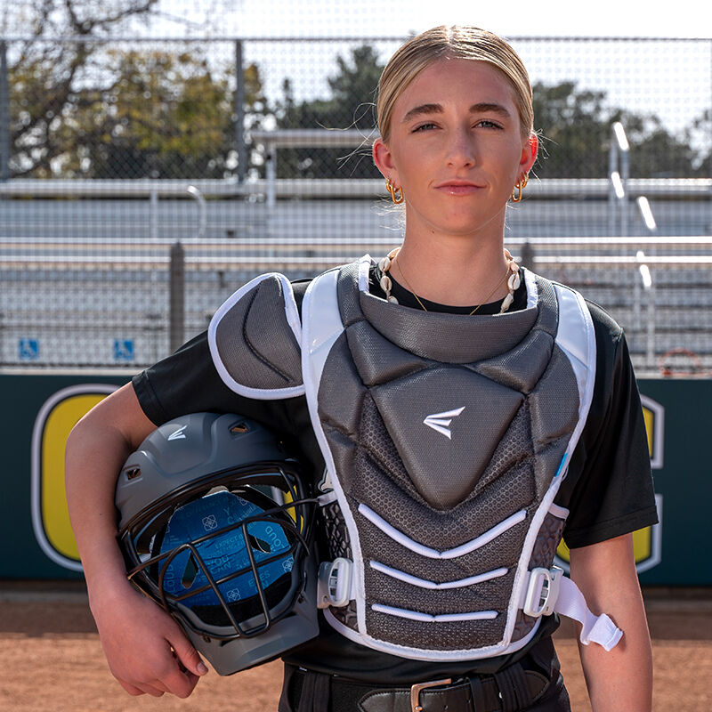 Easton Jen Schro The Very Best Softball Large Catchers Box Set - Charcoal