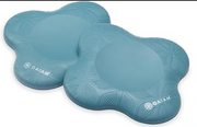 Gaiam Yoga Knee Pads (Set of 2) - Yoga Props and Accessories for Women/Men Cushions Knees and Elbows for Fitness, Travel, Meditation, Kneeling, Balance, Floor, Pilates - Seafoam
