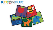 Sequential Seating Literacy Seating 12in Squares Kit Set 26  - Multi