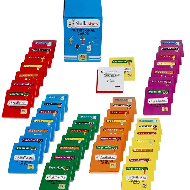 Skillastics® Secondary Nutritional 1 Box, nutrition question cards