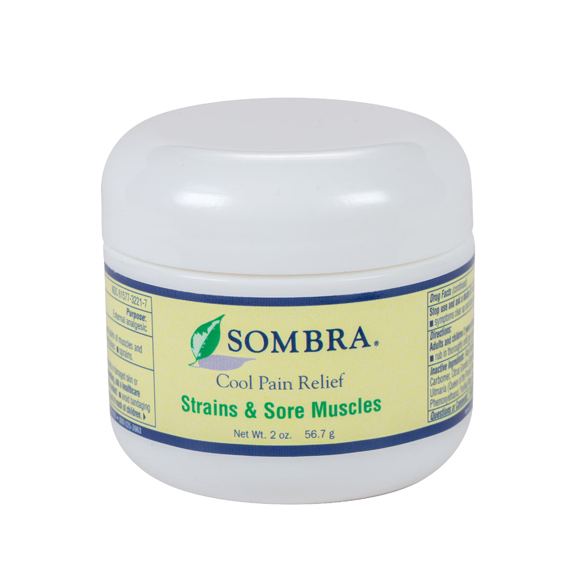 Sombra Cool Pain Relief, 2 Oz Jar