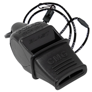 Sonik Blast CMG Official W/ P.T.S. Lanyard Whistle - BLACK