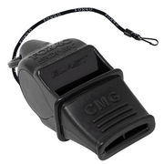 Sonik Blast CMG Official W/ 9" Clipper Lanyard Whistle - BLACK