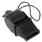 Sonik Blast CMG Official W/ Wrist Lanyard Whistle - BLACK
