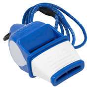 Sonik Blast CMG Safety W/ Breakaway Lanyard Whistle - BLUE / WHITE