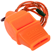 Sonik Blast CMG Safety W/ Breakaway Lanyard Whistle - ORANGE