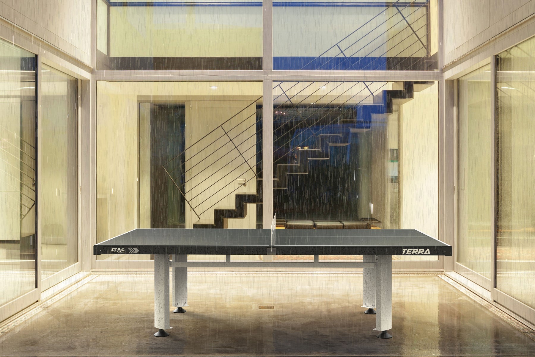 Stag® Terra Outdoor Stationary Table Tennis Table