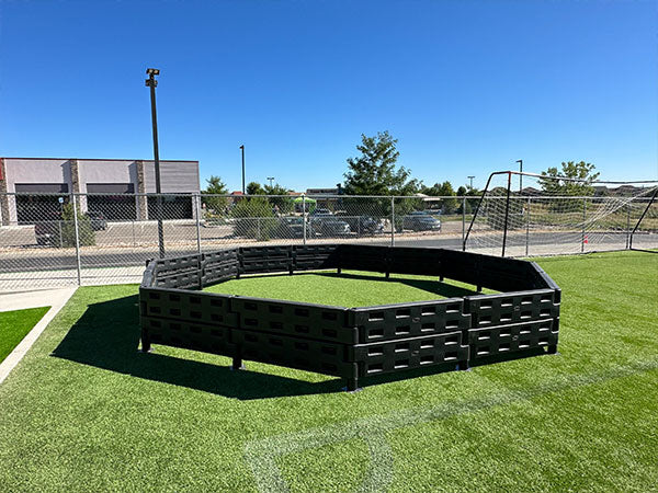 20' GaGa Pit - (32) 100-border12" & (16) 100-GaGaStanchion w/ ADA gate