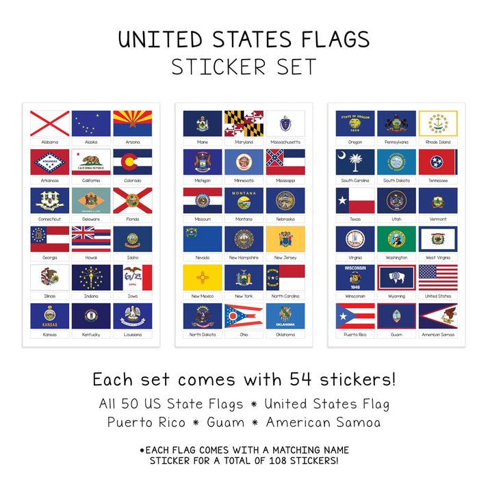 4 Sets - 12 Sheets 216 Stickers