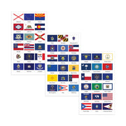 4 Sets - 12 Sheets 216 Stickers