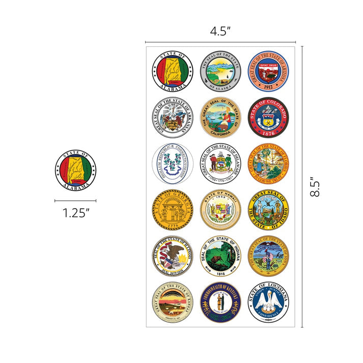 4 Sets - 24 Sheets 432 Stickers