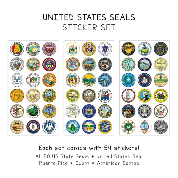 2 Sets - 12 Sheets 216 Stickers