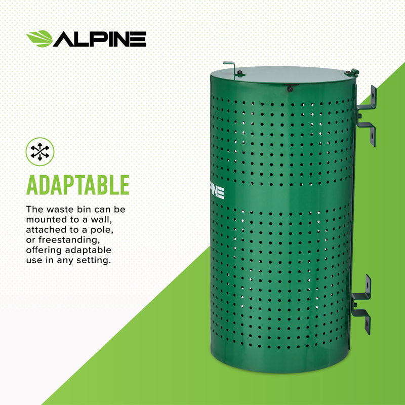 Steel Pet Waste Bin with Cover