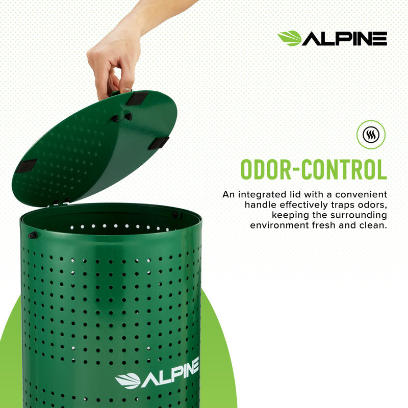 Steel Pet Waste Bin with Cover