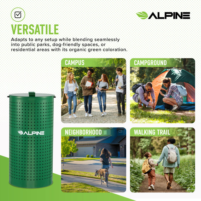 Steel Pet Waste Bin with Cover
