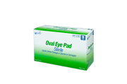 Sterile Non-Woven Sponges, Oval Eye Pads, 1 5/8" x 2 5/8", 1 Pc/Pkg, 50 Pkg/Box, 12 Box/Ctn
