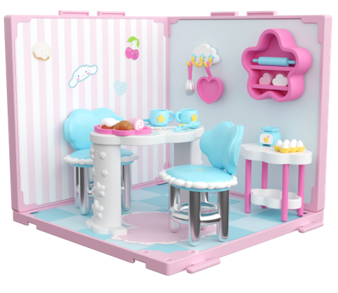 Suite Spaces - Hello Kitty & Friends - Cinnamoroll Dining Room