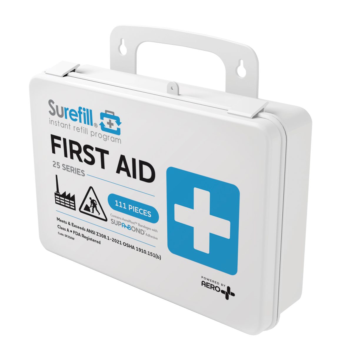 Surefill® 25 Series ANSI A First Aid Kit – Weatherproof Case
