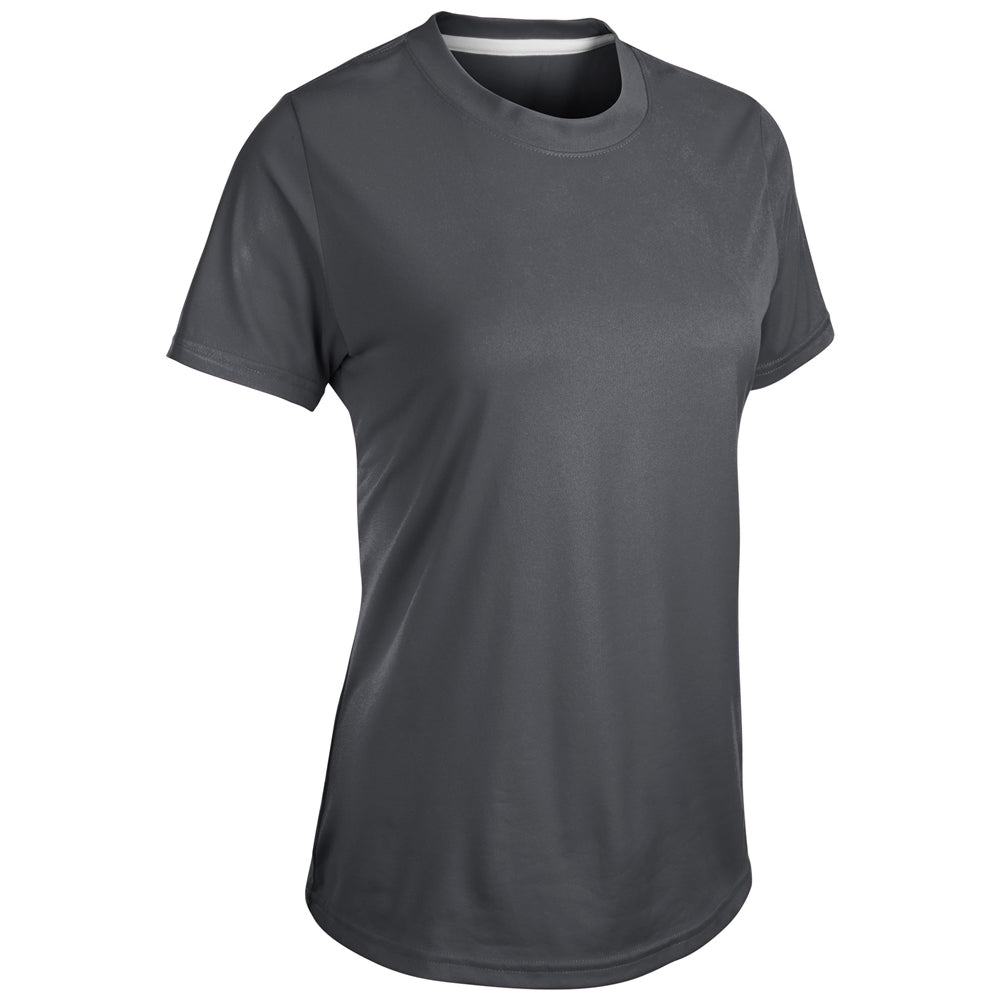 Arena Tee Shirt - Charcoal - Womens - Extra-Small