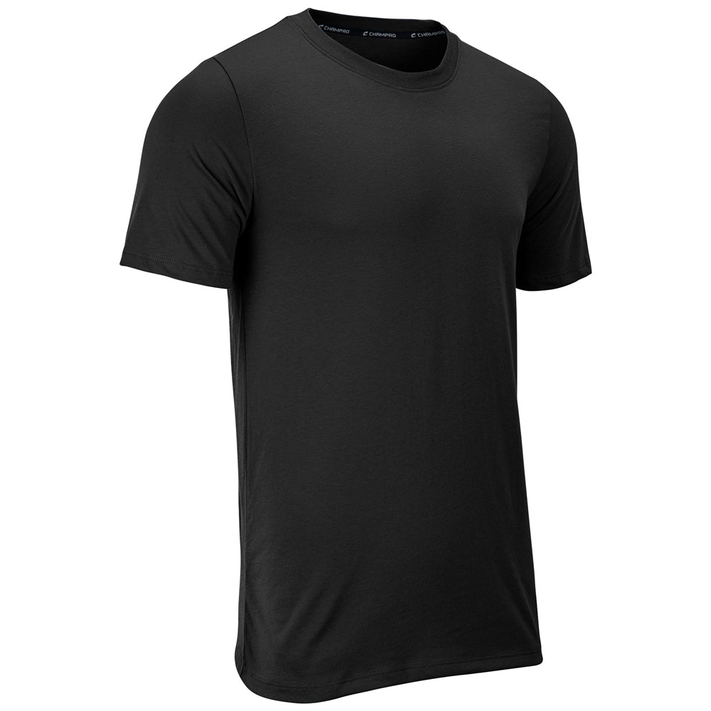 Tackle Crew Neck Tee - Black - Adult - Extra-Large