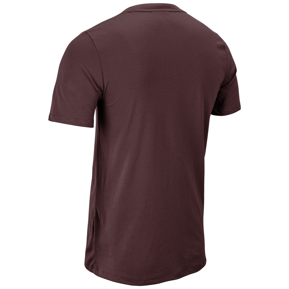 Tackle Crew Neck Tee - Maroon - Adult - 3XL