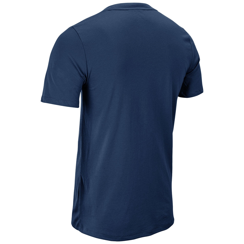 Tackle Crew Neck Tee - Navy - Adult - 3XL