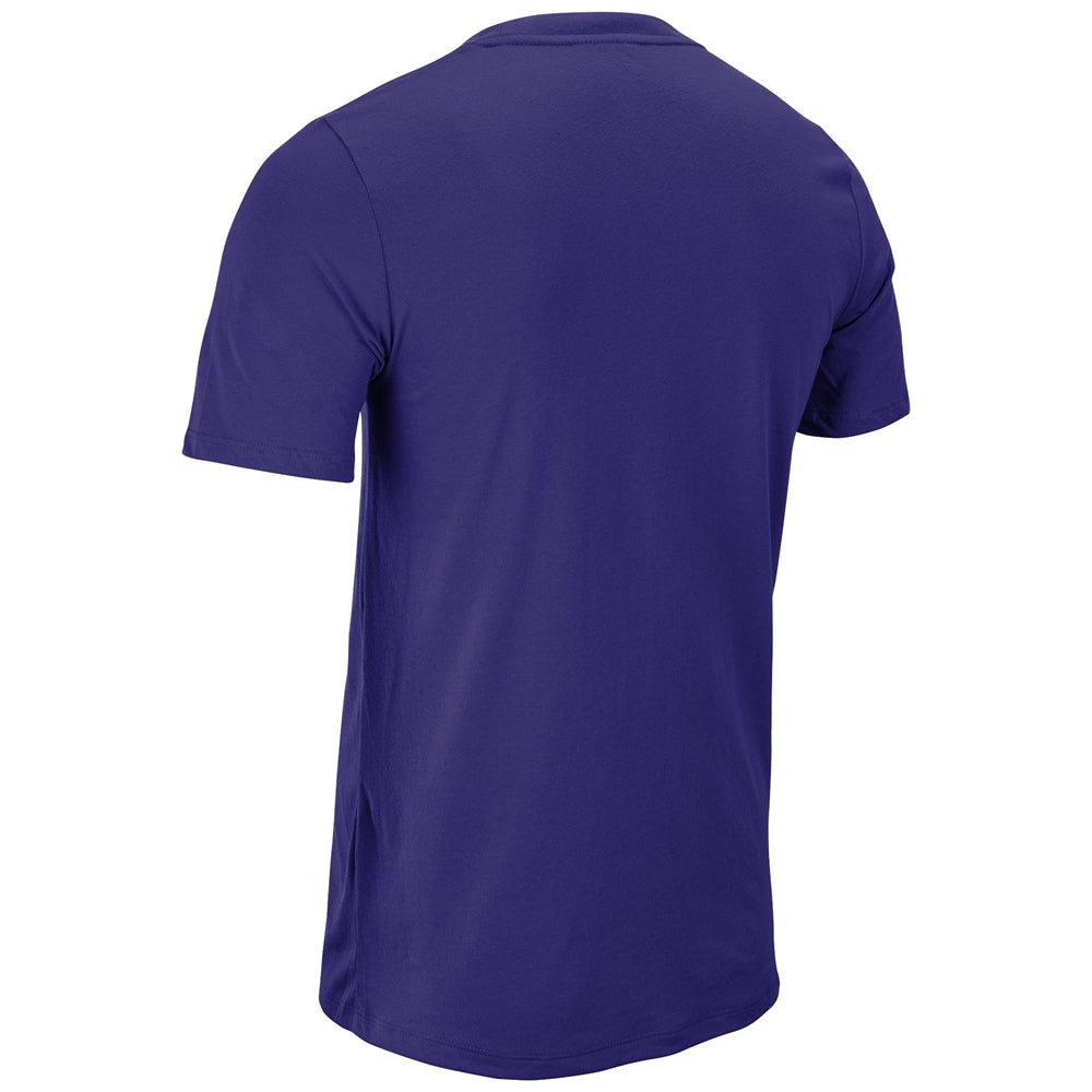 Tackle Crew Neck Tee - Purple - Adult - 4XL