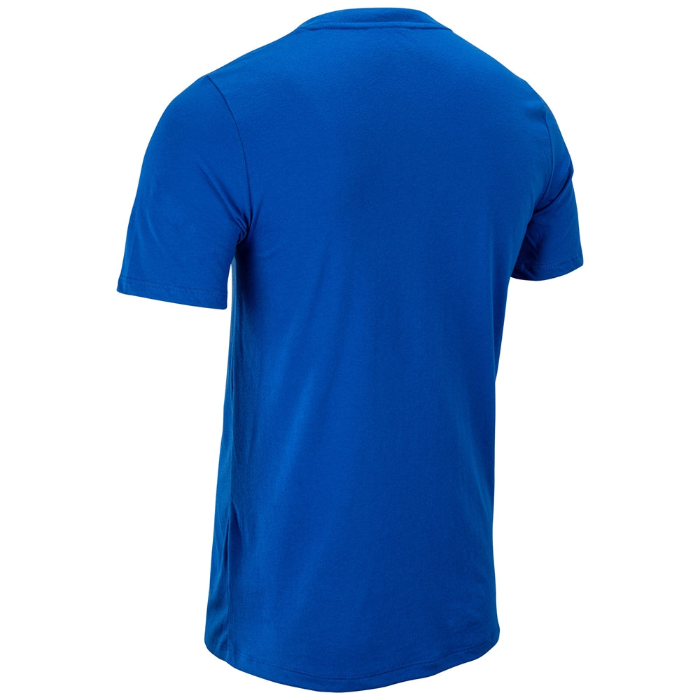 Tackle Crew Neck Tee - Royal - Adult - 4XL