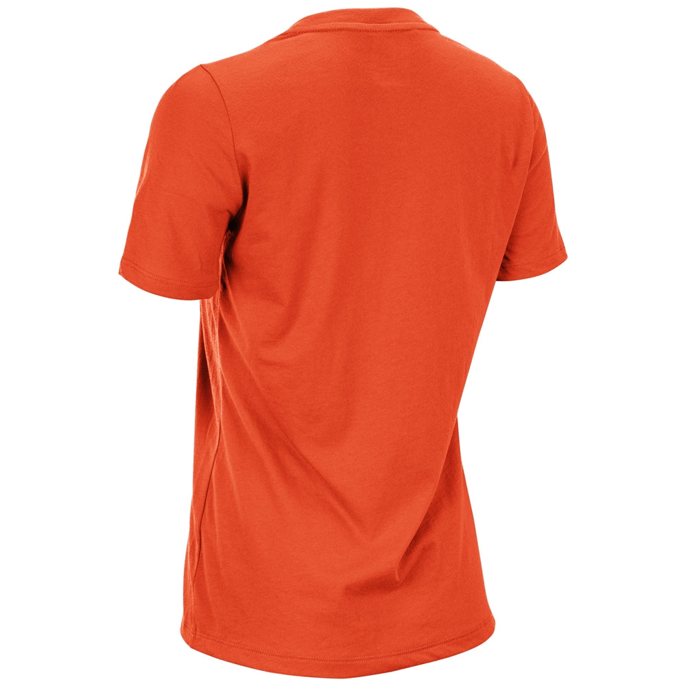 Tackle Crew Neck Tee - Orange - Womens - Large