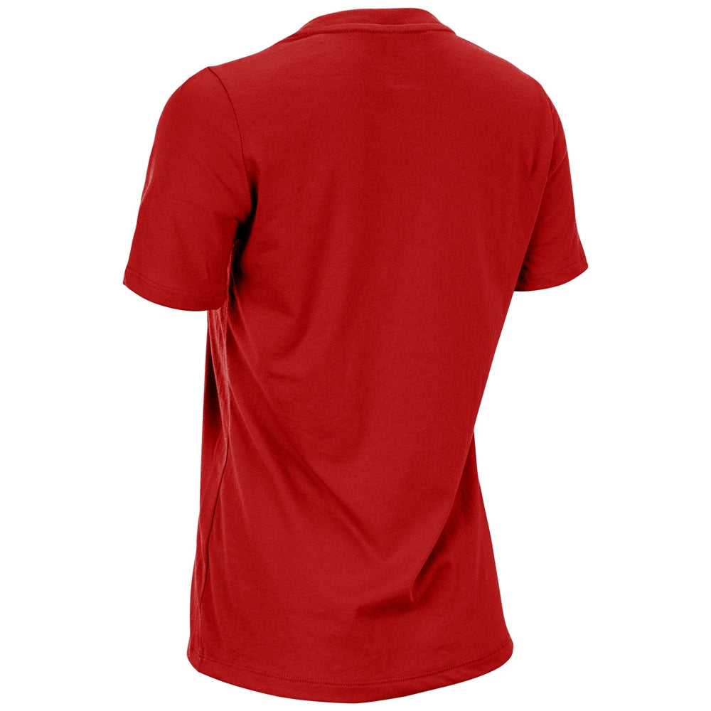 Tackle Crew Neck Tee - Scarlet - Womens - Extra-Small