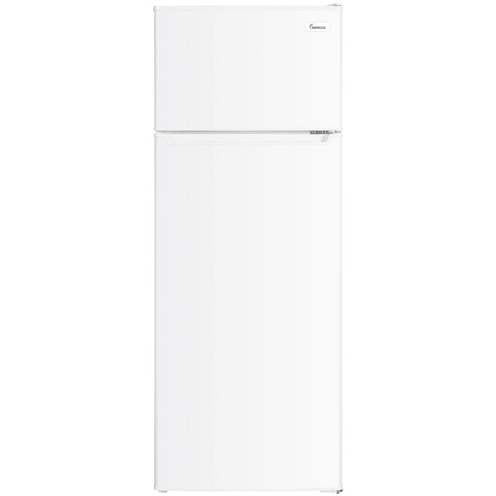 Impecca 7.3 Cu. Ft. Apartment Refrigerator With Top Mount Freezer - White