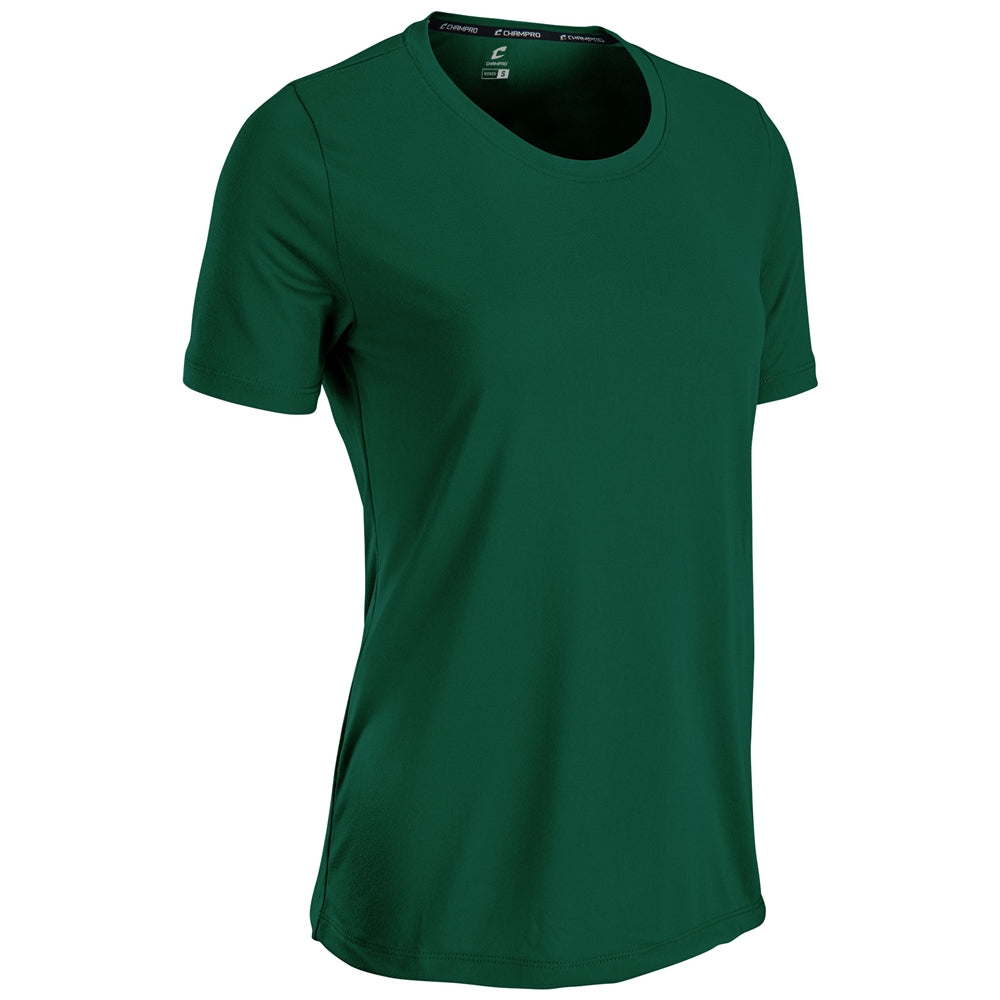 Rookie Crew Neck Tee - Forest Green - Womens - Extra-Large