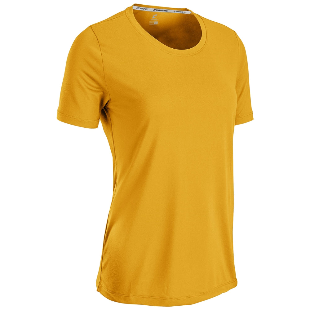 Rookie Crew Neck Tee - Gold - Womens - Medium