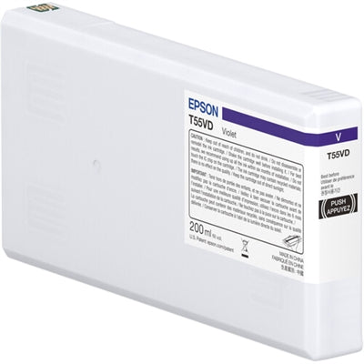 Epson UltraChrome Pro10 T55V Original Inkjet Ink Cartridge - Violet - 1 Pack