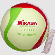 P. E. Balls - Glow In The Dark Tetherball, Soft Stitched, Green/Red/Smart Glo
