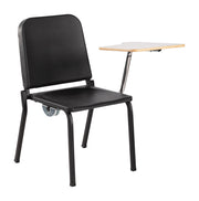 NPS® Tablet Left Arm for 8200 Series Stack Chair, Surface Color: Grey, Frame Color: Chrome